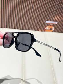 4pcs Fashionable Square Frame Glasses, Cute Y2K Style For Women, Beach Accessories, Suitable For Summer Beach, Outdoor Travel - Multicolor - View 6