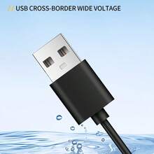 USB Interface LED Aquarium Light, Full Spectrum Aquatic Plant Growth Light, Fish Tank Light, Adjustable Brightness, 360° Rotation, Suitable For Freshwater/Saltwater Aquarium, Small Fish Tank, Promotes Plant And Fish Growth - Aquarium Lighting, Suitable For Aquarium Enthusiasts - Multicolor - View 5