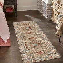 1pc Carpet Runners For Hallways Non-Slip 80X300Cm Soft Touch Kitchen Runner Rug Washable Low Pile Entryway Runner Mat Long Floor Carpet Rug For Entrance Bedroom Laundry Room (Beige) - Beige-2 - View 10