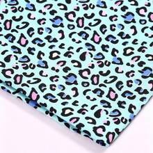 1pc Leopard Print Polyester Fabric, Clothing, Tablecloth, Bag, Handmade DIY Sewing Material - Multicolor - View 21