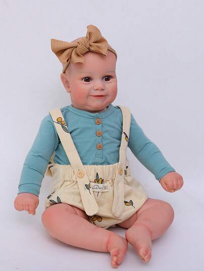 The Set Includes 3D High Color Skin Boy's Reincarnation Doll, 20 Inch Vinyl Body Doll Accessories, And Multi-Color Clothes Suitable For Children Aged 3 And Above