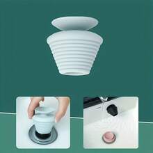 Soft Rubber Sink Drain Stopper, Anti-Odor And Anti-Backflow For Bathroom Sink, Bathtub, Floor Drain - A - View 1