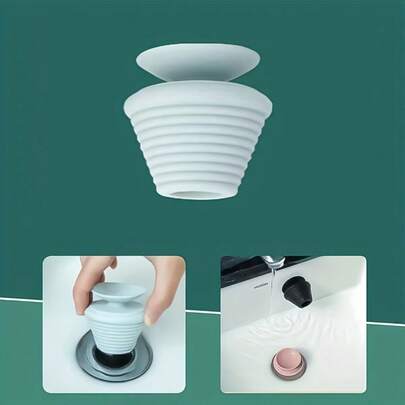 Nút chặn cống bồn rửa bằng cao su mềm, chống mùi hôi và chống chảy ngược, thích hợp cho bồn rửa nhà tắm, bồn tắm, cống thoát sàn.