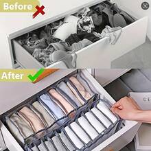 1pc/3pcs Newborn Clothing Storage First Choice! Baby Compartment Storage Box, Baby Intimate Clothing Sorting And Organizing Box, Nursery Drawer-Style Fabric Storage Organizer, Multi-Compartment Design For Easy Access - Multicolor - View 6