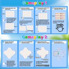 Beach Escape Mahjong Game Set, Includes 15 Stickers, 65 Mahjong Tiles, Suitable For Family Gatherings, Camping, Parties, 3 Pattern Options, Various Fun Game Modes - White - View 3