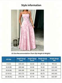 Unadoll 女士性感优雅夏季连衣裙，抽绳腰带露背设计，提花面料，适合度假、海滩、约会、返校、婚礼、派对等场合，粉色 - 粉色 - 查看 6