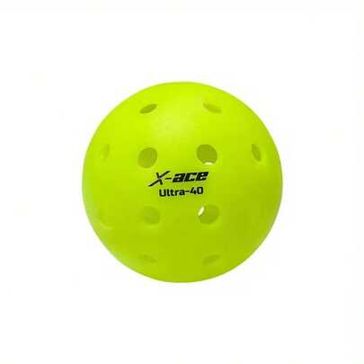 6 Piezas / 12 Piezas Pelotas de Pickleball X-ACE PRO 40, de 74mm moldeadas en una sola pieza para uso en exteriores