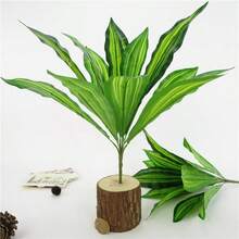 1pc Realistic Brazilian Green Ironwood Plant, Artificial Green Plant, Suitable For Home And Garden Decor, With Delicate Leaf Texture, Suitable For Indoor And Outdoor Use: Wedding Party, Balcony, Yard, Gardening Photography, Autumn, Christmas, Halloween, Thanksgiving Anniversary (Pot Not Included), Party Decoration - Green - View 9