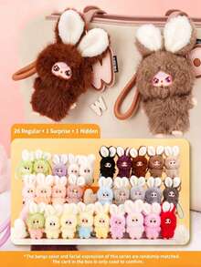 cureplaneta Official Authentic Baby Three "Super Mini Rabbit" Blind Box, Boxed Figurine, Plastic Model, Premium, Birthday Gift, Original Character, Christmas Gift, Collectible - Blind Boxes - View 3