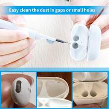 Multi-Functional Cleaning Brush For Earbuds And Charging Case, Double-Head Design, Deep Cleaning Tool For Electronics,Multi‑Tool Cleaner For Ports, Keyboards, Screens & Small Electronics - View 2