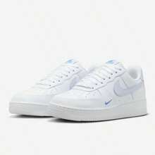 Nike 耐克女鞋新款 AIR FORCE 1 空军一号 低帮滑板鞋 AF1 休闲运动鞋 - 淺藍色 - 查看 5