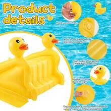 Seenelling - Tobogán inflable gigante de 98 pulgadas tobogán acuático inflable en 3D juego de agua al aire última intervensión piscina de verano juego de juguete para niños y adultos fiestas - Amarillo - Ver 4