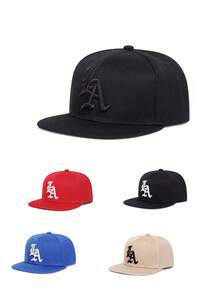 1pc "LA" Embroidered Baseball Cap - Fashionable Brushed Texture, Adjustable Unisex Hat, Ideal Sun Protection For Outdoor Activities, Stylish For Men And Women, Great Gift - Baseball Cap - View 12