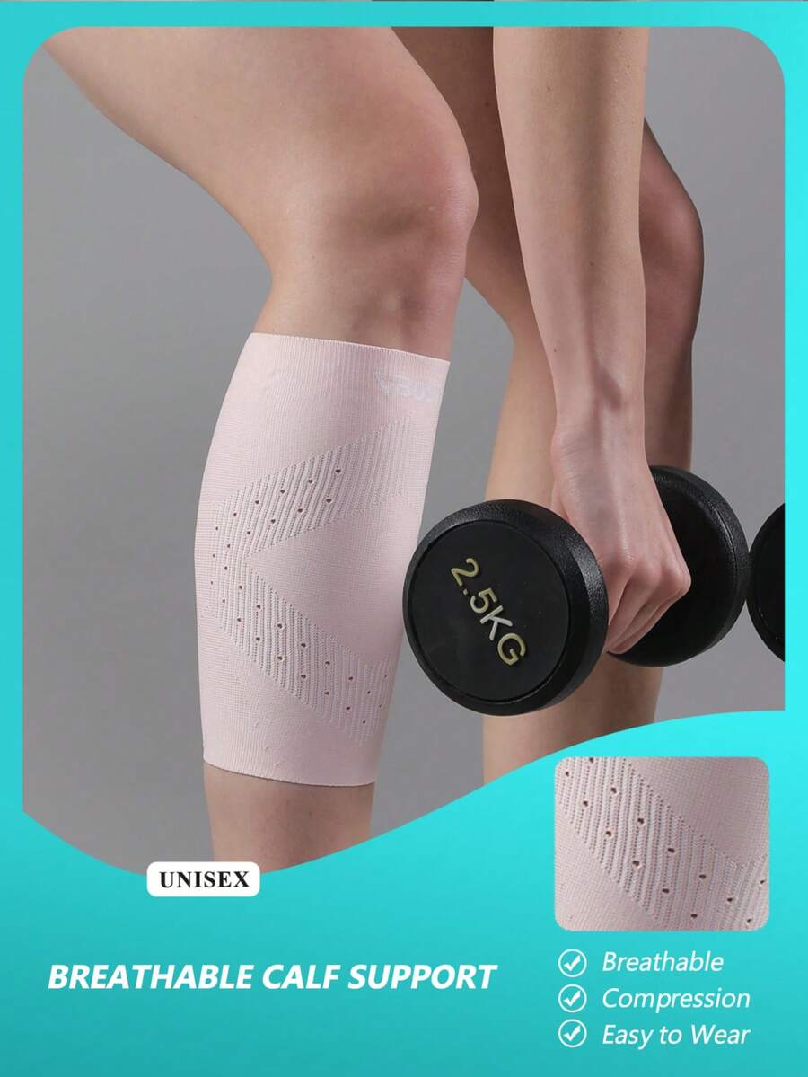 VBOSI 1 Piece Soft Breathable Calf Compression Sleeve - For Yoga, Fitness & Daily Use,For Men & Women