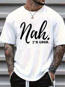 Men's Casual T-Shirt - 白色 - 查看 5