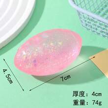 1pc Malt Sugar Solid | 4 Styles Squeeze Toy | Football Basketball Stress Relief | Fun Entertainment | Birthday Gift - Easter Gift - Perfect Gift - Holiday Gift | Reusable, Repetitive Play, Ideal Gift - Multicolor - View 17