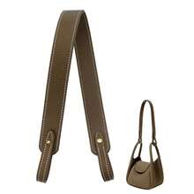 1pc PU Leather Purse Strap For Vegetable Basket Bags Leather Shoulder Straps Replacement For Cowhide Togo Lychee Pattern Handbag Festival Graduation Teacher Appreciation Gifts Gift Charms - Multicolor - View 2