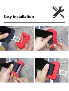Silicone Car Seat Belt Buckle Cover, Car Safety Belt Lock Protector, Car Interior Accessories - Multicolor - View 7