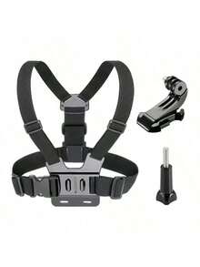 Chest-Mounted Camera/Phone Holder Kit, Image Stabilization, First-Person Shooting, Outdoor Cycling Phone Holder, Camera Shooting Bracket, Chest-Mounted Bracket Set, Sports Camera Accessories. Suitable For Cycling, Skiing, Running, Climbing And Other Outdoor Activities As Well As Travel. A Perfect Gift For Travel And Photography Enthusiasts. - Multicolor - View 9