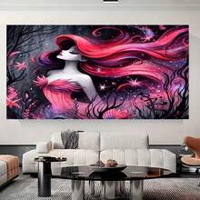 ¡Nuevo! Kit de pintura de arte con diamantes, mosaico de diamantes redondos, kit de manualidades de arte de pared, accesorios, decoración de pared para el hogar, regalo sin marco - Enmarcado - Ver 3
