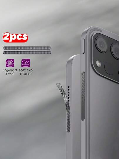 Bộ 2 miếng dán chống bụi lỗ loa phẳng đa năng, tương thích với iPad Pro/ 10/ Mini 7/ Air 13/ Pro 11, dễ dàng lắp đặt, bảo vệ loa khỏi bụi, trầy xước và bẩn.