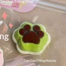1个2025新款奶油橡皮泥挤压玩具猫爪三明治系列硅胶减压玩具（配件和包装随机） - 完美礼物 - 生日礼物 - 节日礼物 - 圣诞礼物 - 彩色 - 查看 9