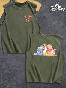 Disney Canotte da uomo - Verde militare - Visualizzare 1
