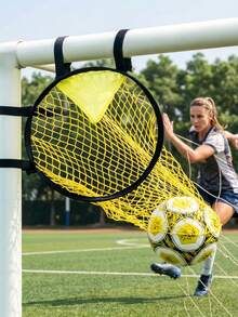 Jaring Gawang Sepak Bola Profesional, Jaring Target Tendangan Bebas Portabel, Peralatan Latihan Menembak Sepak Bola dengan Kantung Target, Alat Bantu Latihan untuk Dewasa, Cocok untuk Sebagian Besar Gawang Standar, Mudah Dipasang, Meningkatkan Akurasi, Peralatan Latihan Sepak Bola, Aksesoris Sepak Bola - MultiWarna - View 7