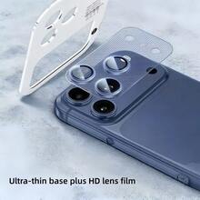 2026 New Lens Film, One-Click Installation Ultra-Thin Lens Protector Film, Set, Exquisite Craftsmanship, Metal Material More Wear-Resistant, Dust-Proof, Suitable For IPhone 17 Pro/17 Pro Max, High-End Gift For Friends - Multicolor - View 3