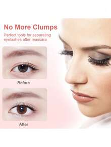 1pc Eyelash Comb, Eyelash Separator, Stainless Steel Needle Eyelash Comb, Stainless Steel Fine-Tooth Comb, Portable Eyelash Curling Assist Tool, Makeup Tool, False Eyelash Remover Tool, Eyebrow Brush, Eyeshadow Brush, Comb Brush, Mascara Brush/Comb/Bathroom Supplies/Holiday Essential/Travel Essential/Valentine's Day - One Size - View 8