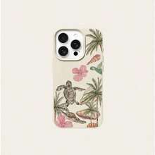 1pc TPU Material Fresh Sea Turtle & Broccoli Collage Pattern Phone Case, Compatible With Apple 17 Pro Max/17/16 Pro Max/15/13/12/11, S20 FE/A15/S24/A55, Compatible With Redmi Note 11/12/13 Pro, Full Coverage Anti-Drop Soft Protective Cover,International Version, Not The Domestic Version - Specification - View 5