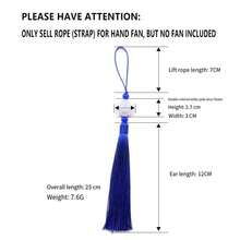 3把/手工蕾丝花纹折扇。适合派对和聚会等场合。 - 彩色 - 查看 12