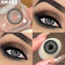 AMARA 1 Pair Of New , Stylish Blue , Green Lenses, Gray , Annual Brown - SYDNEY-gRAY - View 3