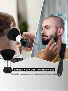 Haircutting Tool Set, Includes Haircutting Cape, Ear Covers, Comb, Professional Salon Accessories - Multicolor - View 4