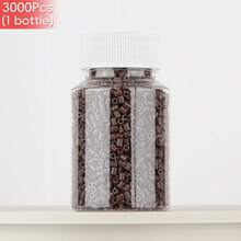 3000pcs Brown Tone Beads In Round Bottle, Uniform Particles With Good Fusion, DIY Earrings, Pendants And Accessories, Handmade Craft To Kill Time And Relieve Stress, Creative Handicraft Material - 2.6mm Puzzle Beads - View 13