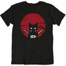 Dam-T-shirts, japansk anime-T-shirt för kvinnor och män, avslappnad kortärmad T-shirt med unikt tryck, WWE-superstjärnsporträtt på svart bomull, unis-ex grafisk T-shirt för wrestlingfans, 1 del, unis-ex T-shirt, matchande set för familjen, snygga T-shirts för vår och sommar, favoritgrafiska T-shirts för män och kvinnor. - Svart - Visa 7