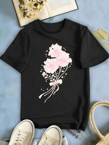 Women T-Shirts - Black - View 2