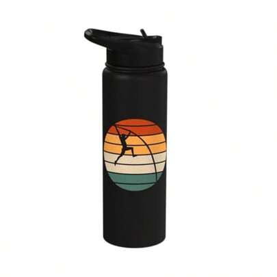 Pole Jumper Pole Vault Vintage Pole Vaulting Stainl Steel Insulated Water Bottle