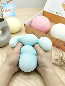 New Jumbo Fluid Cheese Ball Squishy Toy Light Retro Light Luxury Extra Large Slow Rebound Squeeze Stress Relief Toy 8P8I - Người khổng lồ xanh - Xem 1