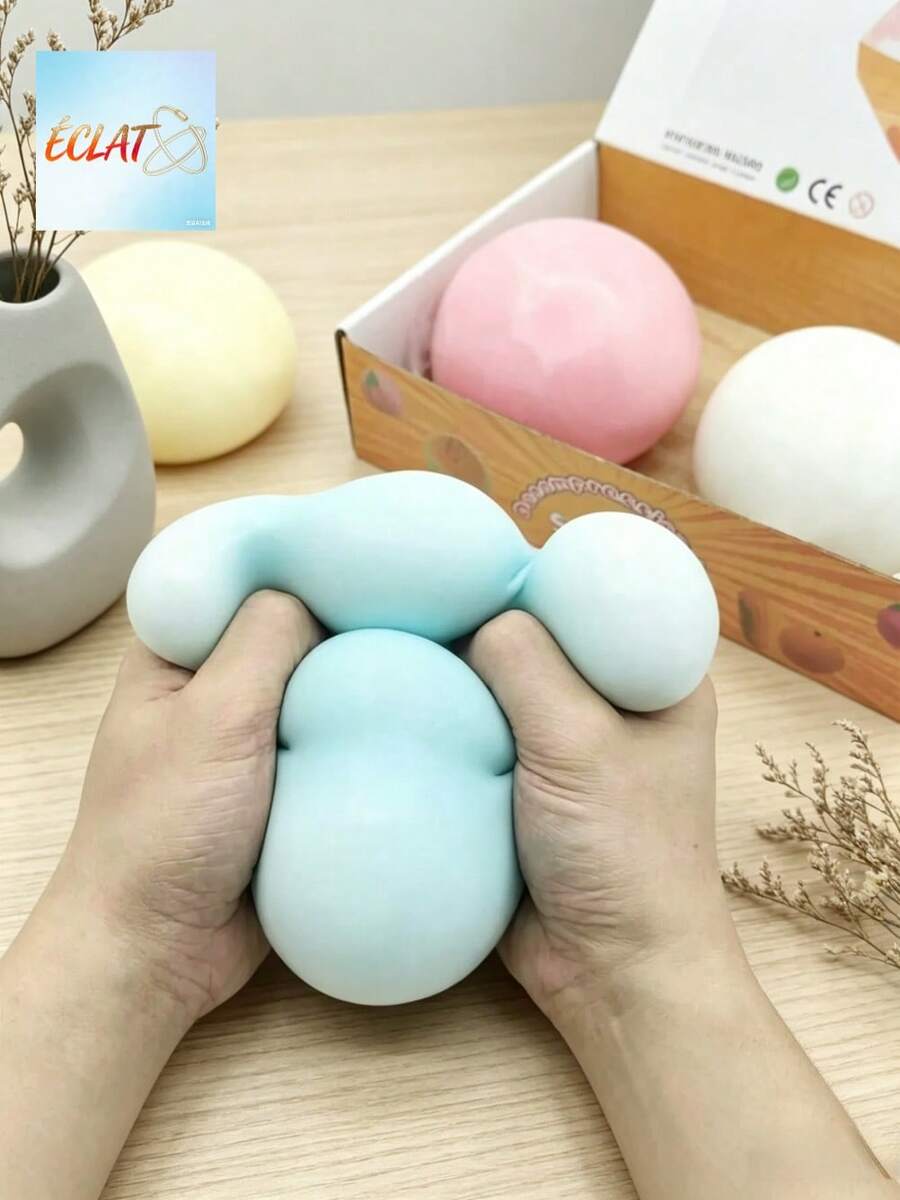 New Jumbo Fluid Cheese Ball Squishy Toy Light Retro Light Luxury Extra Large Slow Rebound Squeeze Stress Relief Toy 8P8I - Người khổng lồ xanh - Xem 1