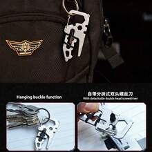 1pc Outdoor Multifunctional Backpack Accessory - Keychain Tool, Portable Pocket Tool Suitable For Daily Use, Gift For Men - Men's First Choice - View 2