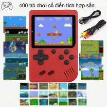 Máy chơi game cầm tay YIYI Macaron Mini 400 trong 1, máy chơi game cổ điển di động với 400 trò chơi, máy chơi game retro, trang bị pin 1020 mAh, unisex (1 người chơi/2 người chơi) - Nhiều màu - Xem 3