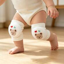 1 đôi miếng bảo vệ đầu gối cho bé tập bò, chất liệu cotton co giãn thoáng khí, dễ thương, phù hợp cho cả bé trai và bé gái, có lớp đệm mút, thích hợp cho trẻ mới biết đi. - Nhiều màu - Xem 26