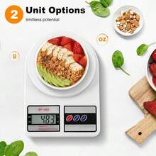 Digital Kitchen Scales - 白色 - 查看 3