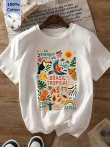 Women T-Shirts - White. - View 1