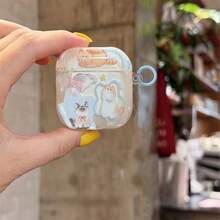 Pet Cat Protective Case Suitable Compatible With Apple Wireless Earphone Case, Scratch-Resistant And Anti-Drop - Clear - View 11