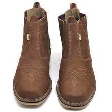 Men's Leather Country Boot F1000 Ready For Delivery - 鏽棕色 - 查看 3