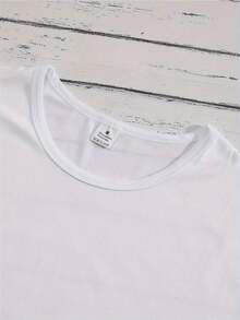 Life Will Be Better With My Mom, Mom Shirt, Mom Life, Ladieswear'S Day Gift Digital,Women's Graphic Tee, Casual Summer Daily Top - 白色 - 查看 5