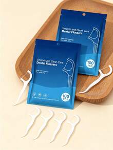 Bao bì unisex, chỉ nha khoa độ bền cao, túi khóa kéo, que chỉ nha khoa tiện dụng. - Nhiều màu - Xem 2