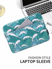canvas artisan Printing Laptop Sleeve Polyester Shockproof Notebook Bag Compatible With Matebook - View 3